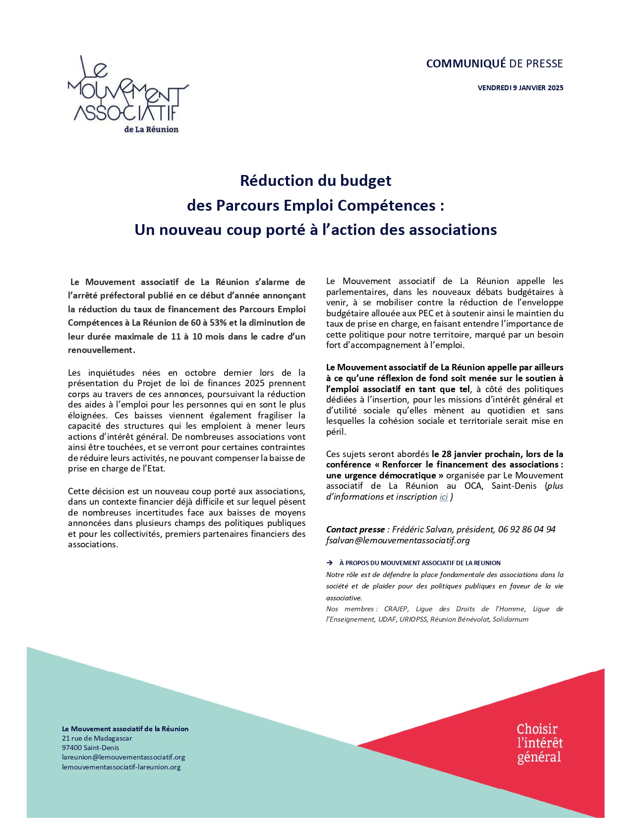 Réduction du budget des Parcours Emploi Compétences : Un nouveau coup porté à l’action des associations